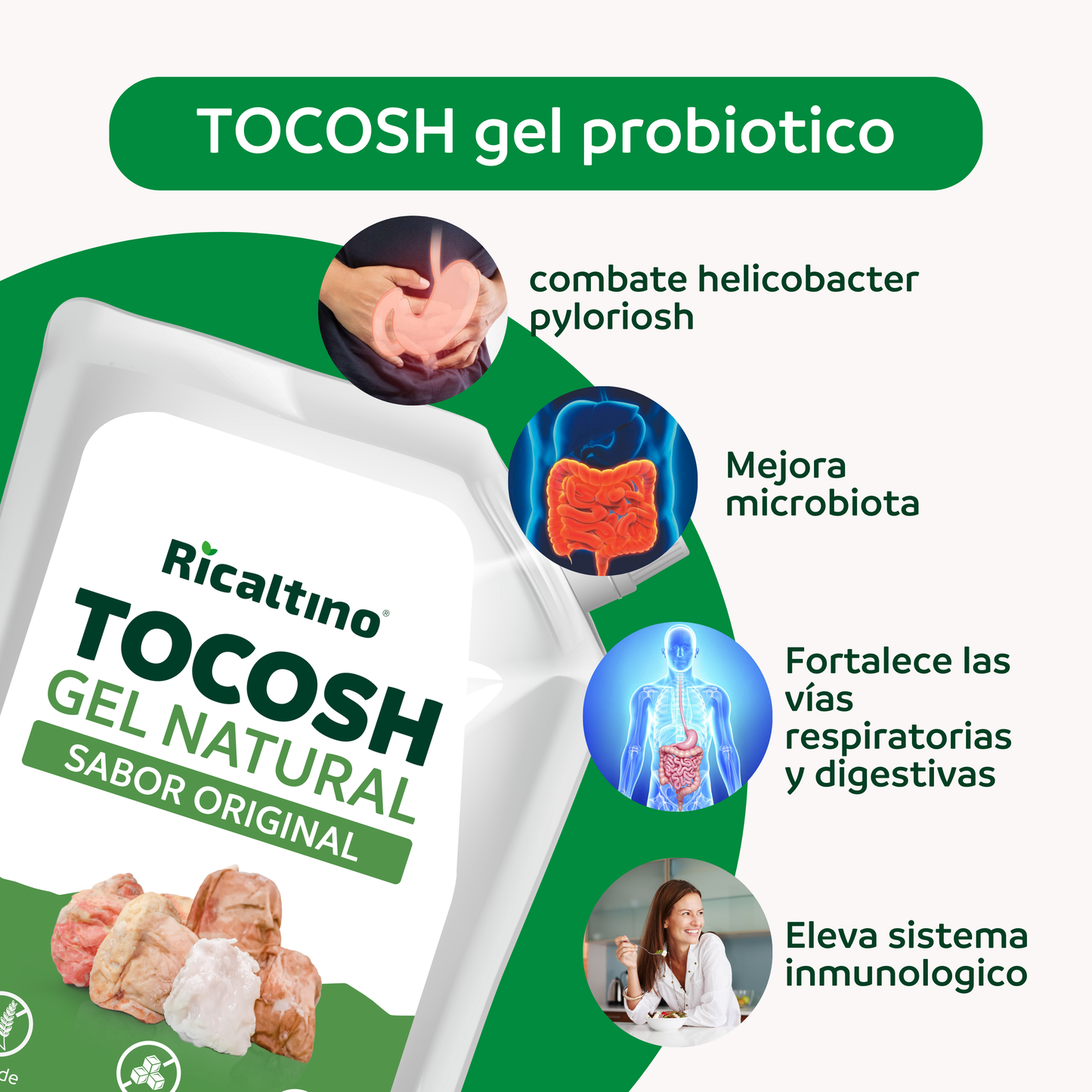 Gel probiótico de Tocosh Pack 6 x 150g