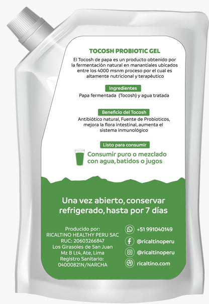 Gel probiótico de Tocosh Pack 6 x 150g